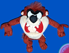 Vintage 10" TAZ Tasmanian Devil Stuffed Animal Plush NANCO Looney Tunes