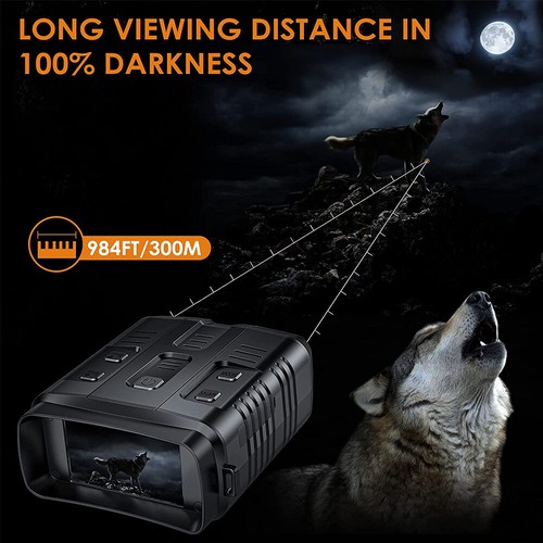 HD 1080P Binoculars 5X Digital Zoom Day/Night Telescope Infrared Night Vision m - Picture 6 of 17