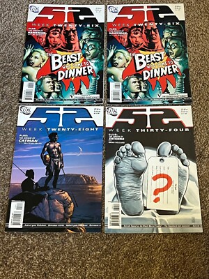Lot of 4 52 DC Comics Week (2) Twenty-Six, Twenty-Eight, Thirty-Four