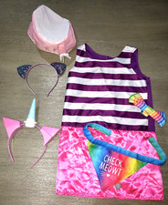 girls PRETEND PLAY LOT DRESS HAT KITTEN CAT EARS HEADBANDS STRIPE RAINBOW BOW TI