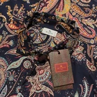 Etro NWT Whimsical Printed Dress Shirt Size 39 in Blue/Multicolor 100% Cotton