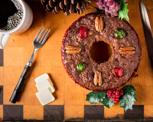 Assumption Abbey Fruit Cake in Traditional Tin, 2 Lbs - Picture 4 of 12
