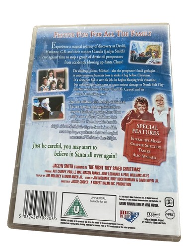 The Night They Saved Christmas DVD VERY RARE FILM MINT - Picture 3 of 3