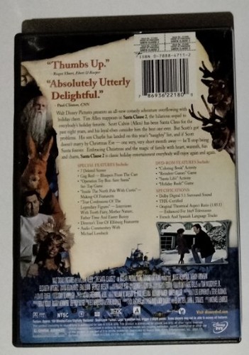 Santa Clause 2 2003 Breitbildausgabe DVD fehlerhafte Hülle - Bild 2 von 3
