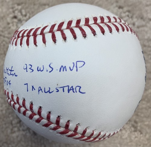 Paul Molitor Brewers/Twins/Jays Signed Career Stats MLB Baseball JSA Witnessed - Picture 3 of 3