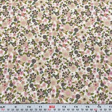 Alexander Henry Fabrics 2010 Cookery Floral White Cotton Fabric by the HALF YARD