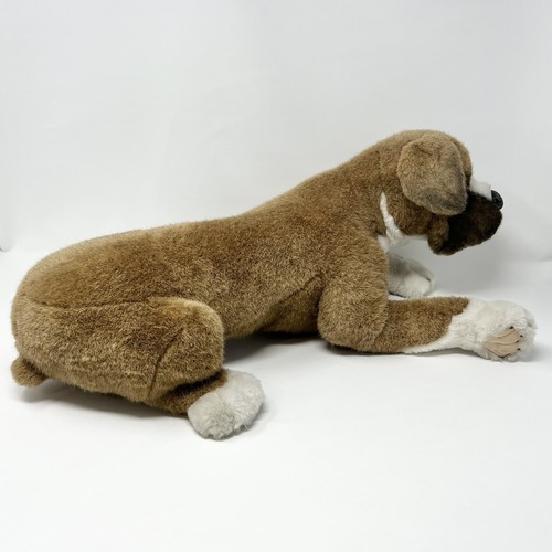 Vintage 1988 Avanti Applause Boxer Pup Dog Stuffed Animal Plush 21" - Picture 5 of 9