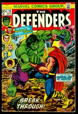 Marvel Comics The DEFENDERS #10 Dr. Strange Hulk Sub-Mariner