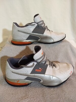 Leather Puma Mens Shoes Size Puma Mens Cell Surin White Leather