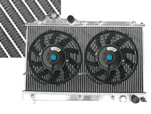 Aluminum Radiator+Fans For 1994-1999 Toyota Celica ST205 ST 205 3S-GTE GT4 MT
