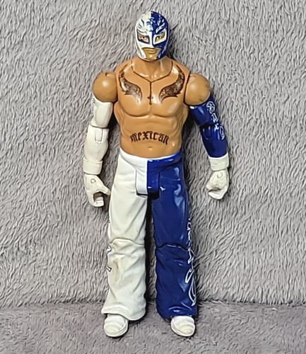 2011 Mattel WWE Rey Mysterio West Coast 619 Blue & White Gear 6.25" Figure Rare - Picture 8 of 10