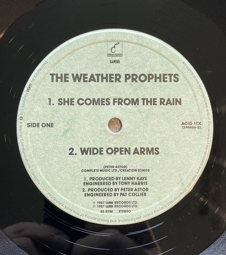 The Weather Prophets - She Comes From The Rain (1987) Limited Edition 12" EX/EX - Bild 3 von 4