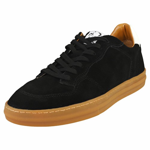 Ted Baker Barkerr Cupsole Suede Trainers, Black