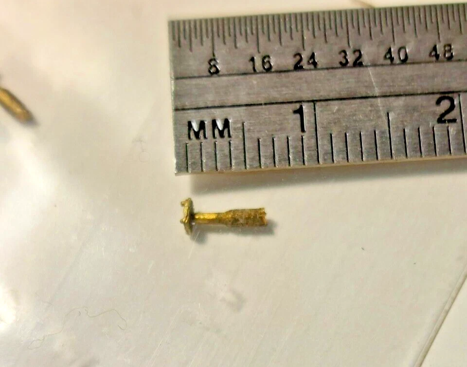 US Messing-Dampflok  PSC  3215 Aufnahme für Justierstange  im Pufferträger, 4 St - Bild 3 von 4