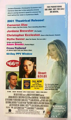 The Invisible Circus (2001) - VHS PROMO -Drama-Jordana