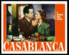 8x10 Print Humphrey Bogart Ingrid Bergman Casablanca Warner Bros 1942 #2411