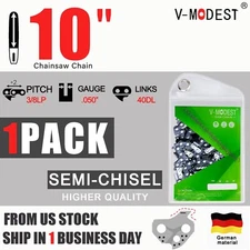 10" Pole Saw Chain Blade 3/8"LP .050 40DL For Worx WG309/Ryobi/Husqvarna