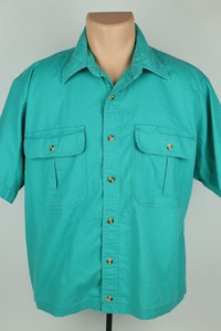 teal aqua pocket sleeve button mens short shirt cabela