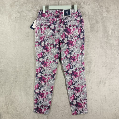 NWT $65 Charter Club Ankle Pants Skinny Leg Tummy Slimming Size 4P Floral - Picture 11 of 16