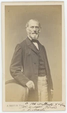 CDV Circa 1865. Henri Martin, Historian Man Politique. Dédicace. Autograph