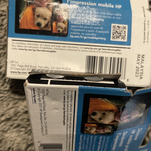 (2) HP 60 TRI-COLOR INK CARTRIDGES EXP May 2023+ - Picture 3 of 4