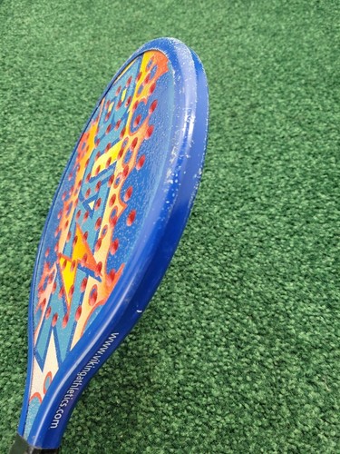 Viking Athletics Buzz Paddle Racquet Blue USA Needs New Grip Tennis Pickleball - Picture 6 of 8