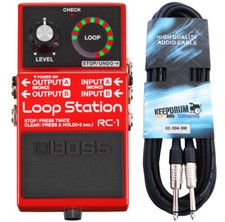 Boss RC-1 Loop Station Looper-Pedal + Kabel