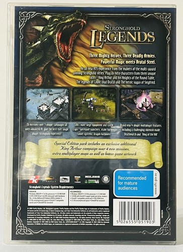 ‘Stronghold Legends’ PC DVD ROM ~ Video Game ~ Computer ~ Like new - Picture 2 of 3