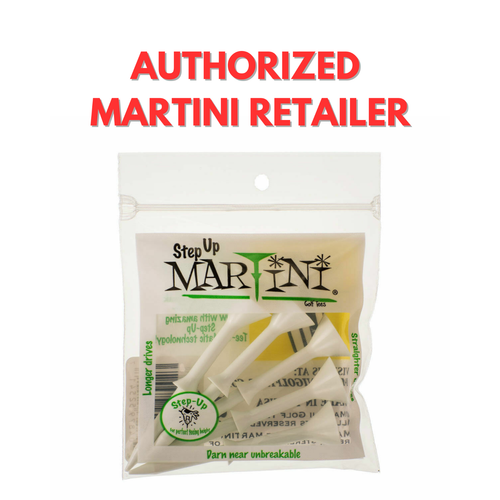 3 1/4" Martini Step Golf Tees or 3 1/4" Martini Regular Tees .....Many Colors - Picture 3 of 15