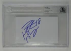 Peyton Manning Signed 3.5x5.75 Index Card Autographed Slabbed Beckett BAS COA