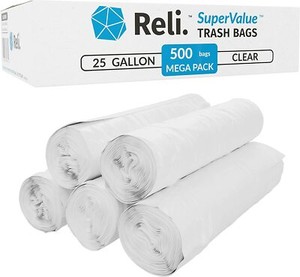 clear trash bolsas near me
