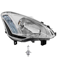 Halogen Scheinwerfer Rechts H4 FüR CitroëN Berlingo Kasten Inklusive Lampen