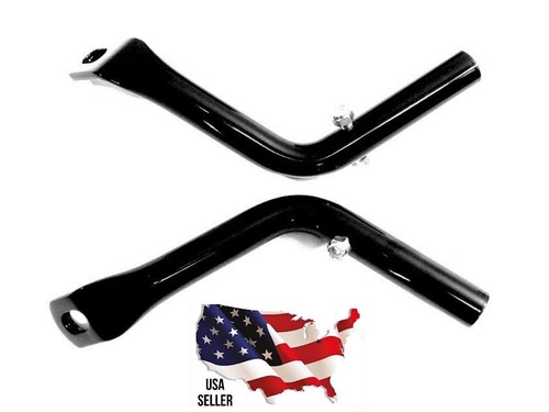 GLOSS BLACK Saddlebag crashbar guard ELIMINATOR Harley ELECTRA ULTRA GLIDE 93-08 - Picture 9 of 9
