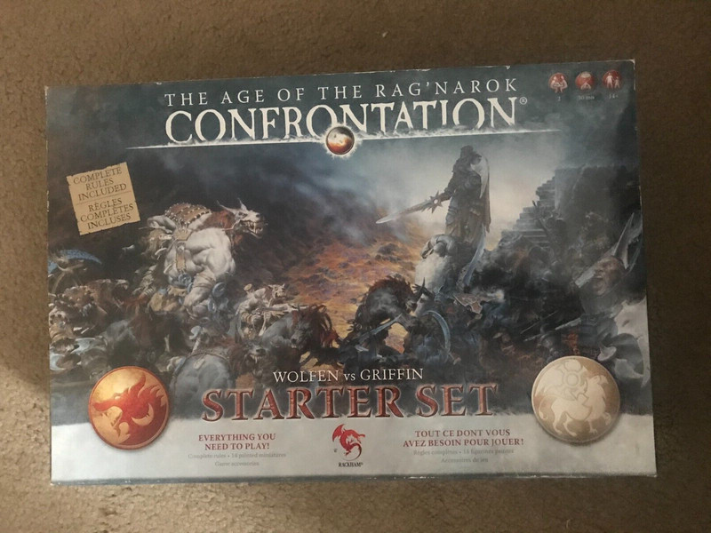 Confrontation The Age Of Ragnarok Starter Set Plus Temple Army Book - NEW!