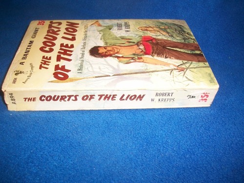 Courts of the Lion Krepps Bantam Giant Vintage paperback Earl Mayan Zulu Africa - Bild 3 von 5