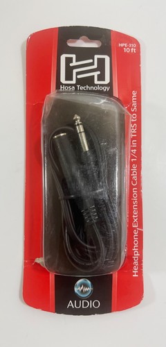 Hosa HPE-310 1/4" TRS Headphone Extension Cable - 10 foot