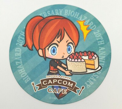 バイオハザード BIOHAZARD ウェスカー コースター 特典 カプコンカフェ BIOコースター 【CAPCOM STORE OSAKA】<<📢ノベルティ配布情報
