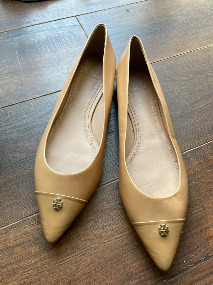 Tory burch nude flat shop