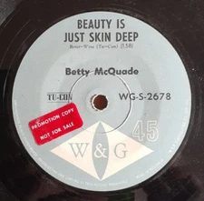 ( BETTY McQUADE-Beauty is Just Skin Deep/ Dum Dum Dum) -D4-7