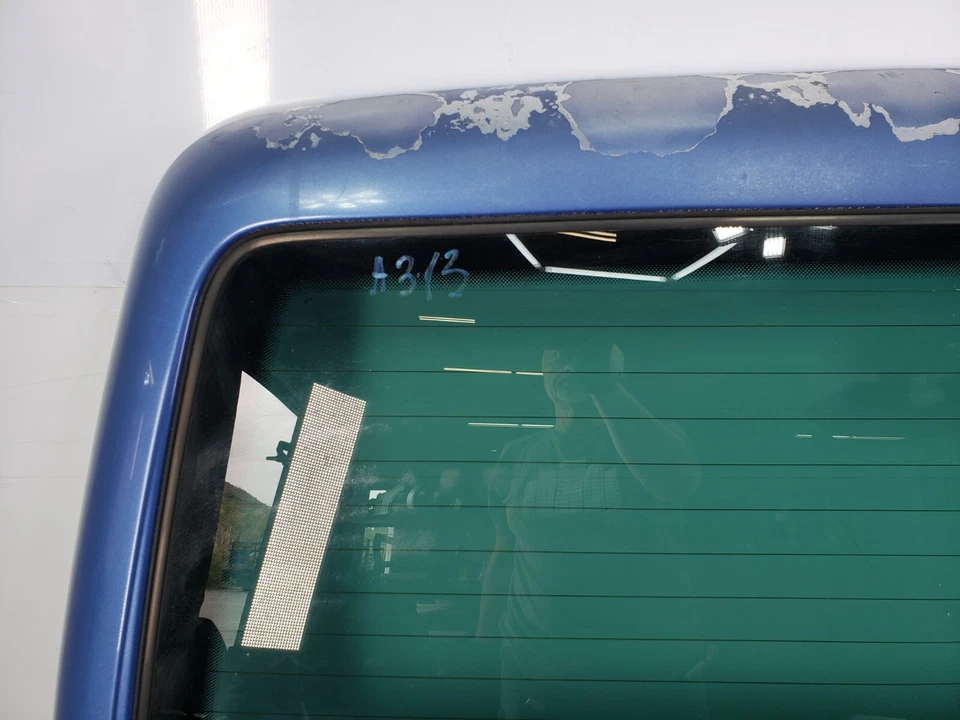 ✅ 99-03 OEM Volkswagen Eurovan MV puerta trasera escotilla maletero furgoneta tapa azul con vidrio* Foto 2 de 4