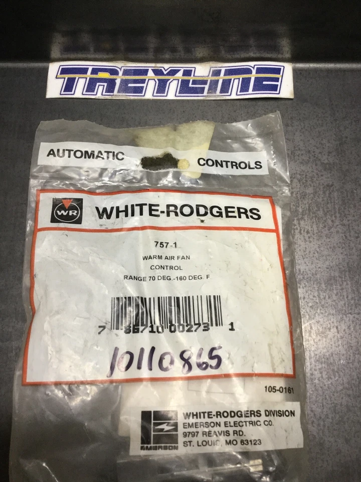 NEW, SEALED, WHITE-RODGERS, 757-1, WARM AIR FAN CONTROL, 70-180 DEG. F. (19D-1) - Image 2 of 4