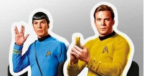 Star Trek Magnetic BOOKMARKS CaptaIn James T Kirk Spock Scotty Bones McCoy Uhura - Picture 3 of 11