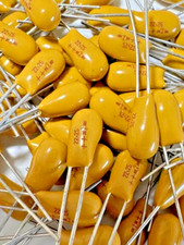 15X - 22uF  25V ORIGINAL SPRAGUE 199D SERIES - Dip Tantalum Capacitor  135