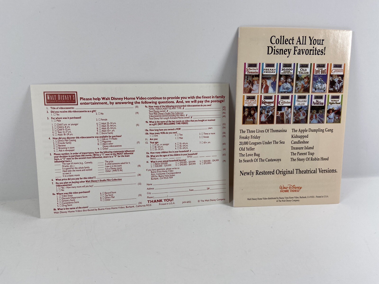 Candleshoe (VHS) Walt Disney's Studio Film Collection Divid Niven Jody