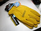 Kinco 350HKP-M (Medium) Thermal Insulation Cowhide Driver Water Resistant Gloves
