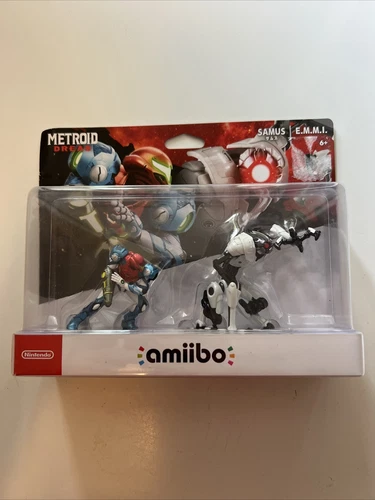 Metroid Dread Nintendo amiibo - Samus and E.M.M.I. Figures (2 Pack Set) NEW