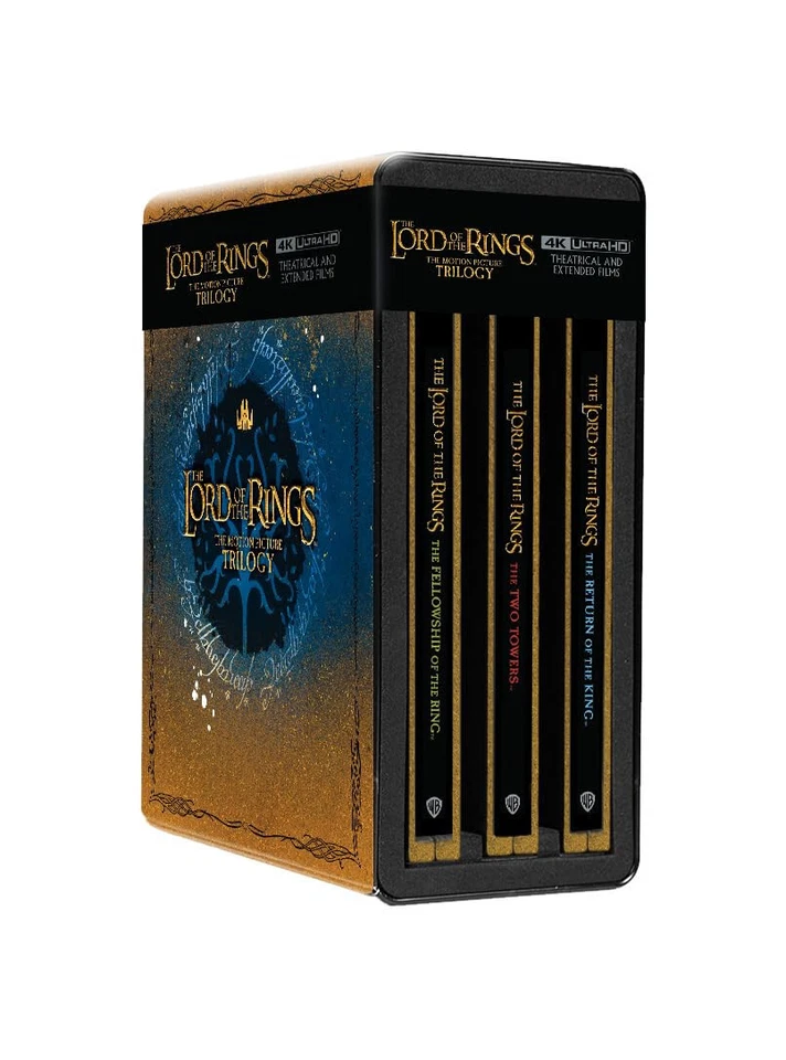 The Lord of the Rings: The Motion Picture Trilogy 4K Steelbook Set NEW - Image 4 of 4
