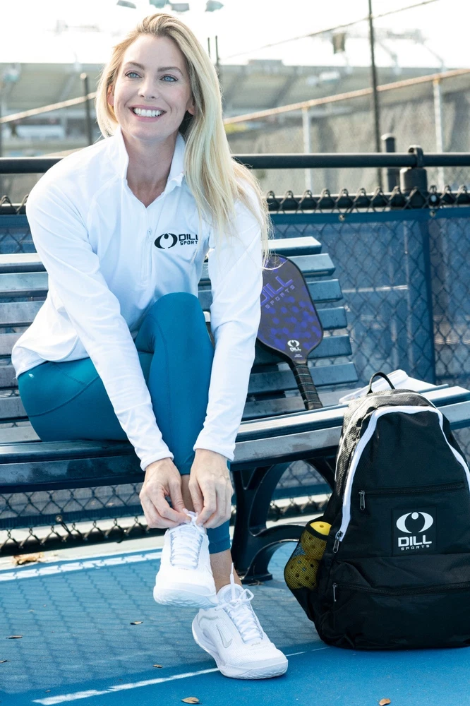 Pickleball Bag - Backpack with White Accents for Men and Women