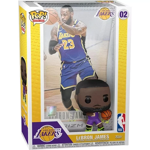 LEBRON JAMES Funko Pop! Trading Cards #02 NBA LA Lakers Panini Prizm NEW