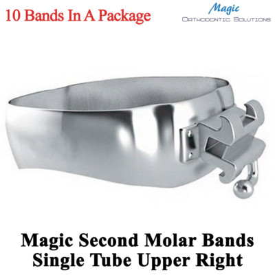 Dental Magic Second Molar Bands Single Tube Upper Right Orthodontic